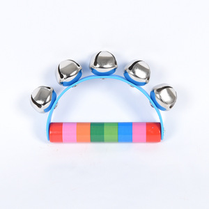 Wholesale Colorful Half-circle Handbell Children's Hand-held <b>Bell</b> <b>Baby</b> Rattles 5 <b>Bells</b> Newborn Musical Instrument - Product Image 2