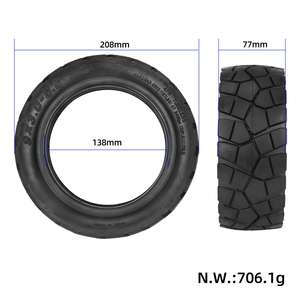 ยางนอกแบบไม่มียางในสำหรับรถออฟโรด ขนาด 9x3.0-5.5 ยางสุญญากาศสำหรับสกู๊ตเตอร์ไฟฟ้า ยางสำหรับทุกสภาพพื้นผิว ยางหนาพิเศษ ขนาด 9x3-5.5 ยางนอกแบบไม่มียางใน - Product Image 2