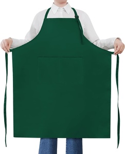 Tablier de serveur en coton et lin, design personnalisé avec logo, pour cuisine et chef, tabliers de serveur en coton et lin semi-ajustables - Product Image 1
