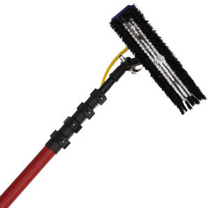<span class=keywords><strong>8m</strong></span> 10m 13m 15m 20m fibre de carbone <span class=keywords><strong>télescopique</strong></span> pôle de nettoyage de vitres angle adaptateur pôle alimenté en eau avec <span class=keywords><strong>brosse</strong></span> - Product Image 3