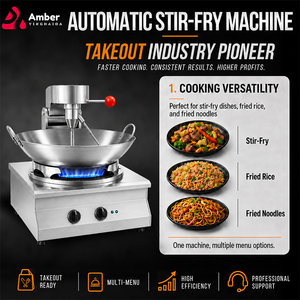 Robot de Cocina Automático para Arroz Frito Comercial de Gran Tamaño, Máquina Inteligente para Saltear con Cilindro Electromagnético - Product Image 2