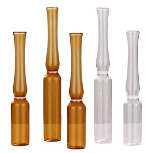 Flacons en verre à texture lisse pour ampoules, flacons en verre transparent pour soins de la peau, emballage pour vitamines et essences faciales en salon - Product Image 4