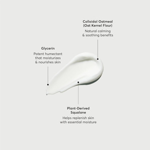 <span class=keywords><strong>Nettoyant</strong></span> Crème à l'Avoine Colloïdale OEM avec Squalane et Glycérine - <span class=keywords><strong>Nettoyant</strong></span> Visage Ultra Crémeux et Doux pour Peaux Sensibles et sujetes à l'Eczéma - Product Image 2