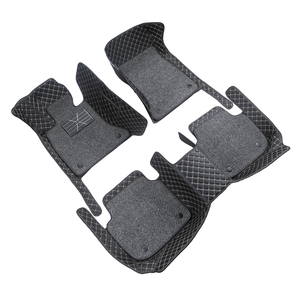 Usine directement vente luxe diamant cuir 7D antidérapant <span class=keywords><strong>Fiat</strong></span> <span class=keywords><strong>Panda</strong></span> tapis de voiture - Product Image 1