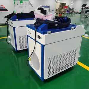 Mesin las laser 3 dalam 1 genggam, mesin las serat baja antikarat aluminium genggam 1000w 2000w 3000w