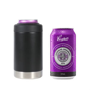 Reekoos Thiết Kế Mới 375Ml 3 Trong 1 Chân Không Đôi Tường Có Thể Làm Mát 14 Oz Bia Mát Thép Không Gỉ 12Oz Mỏng Có Thể Làm Mát Với Mở - Product Image 3