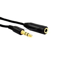 Cable de extensión de audio estéreo de 3,5mm Cable de extensión de auriculares para MP3/4 auriculares ordenador teléfono móvil 5/3/1.5M