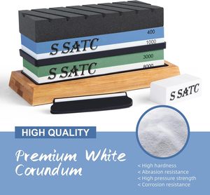 Utensili Abrasivi, Pietra per Affilatura Professionale 400/1000/3000/8000 #   Affilacoltelli Efficiente in Pietra per Affilare i Coltelli - Product Image 3