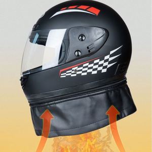 Casco Integral de Invierno con Bufanda Gratis, Casco Unisex para Hombre y Mujer, Casco para Motocicleta y Bicicleta Eléctrica, Cálido - Product Image 1