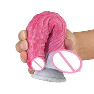 Dildo réaliste en silicone médical de 8 pouces avec un gros pénis pour femmes Cyber Animals Huge Penis - Product Image 5