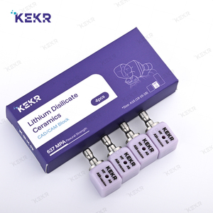 Materiales <span class=keywords><strong>CAD</strong></span>/CAM KEKR A16, Bloques de Cerámica de Disilicato de Litio Dental, Bloque de Vidrio para Implantes con Orificio Ht Lt - Product Image 2
