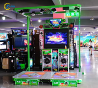 Simulateur de jeu de danse d'arcade Kaimi à monnayeur avec structure métallique, version anglaise pour danseurs