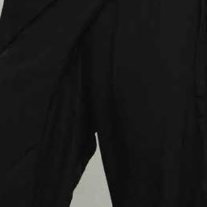 Pantalon décontracté taille haute à design enveloppant, coupe régulière, en tissu léger, pour adulte - Product Image 6