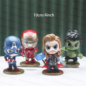 Unisex regalo gratuito per gli amanti dei <span class=keywords><strong>supereroi</strong></span> ironman <span class=keywords><strong>Thor</strong></span> capitano americano 100mm piccola figura di cartone animato per il distributore automatico di giocattoli Stuffer - Product Image 5