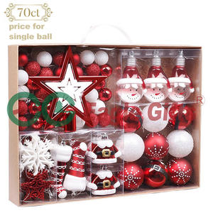 Adornos Bolas De Navidad Noel di plastica di natale Set di palline di natale ornos Adornos Bolas De Navidad Noel - Product Image 3