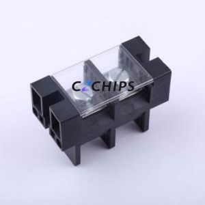 KF77S-35-2P Barrier Terminal Block P=35mm Connector ( Barrier Type: With Cover Plate )( Pitch: 35mm )( Construction: 1x2P ) - Product Image 1