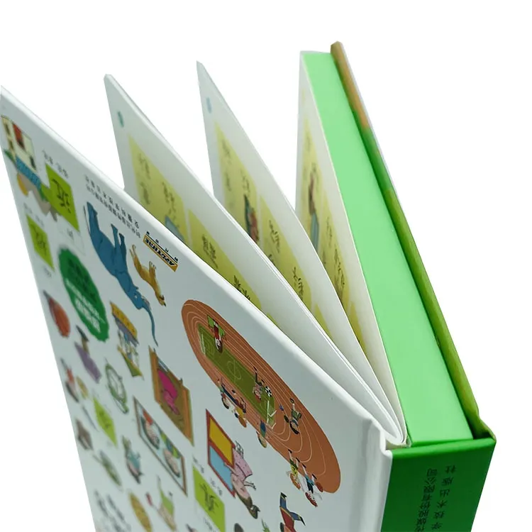 Audio-und Soundboard-Buchdruck Frühe Bildung Benutzer definierte Kinder Kunstdruck papier & Holz freies Papier Kunden spezifisches Soundbuch-2
