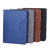 Classeur de bureau en cuir PU, pour organiser les dossiers d'affaires, avec chargeur, année A4, vente en gros