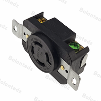 NEMA-Conector industrial con cable de 30A para EE. UU., conector tripolar de América, macho, hembra, enchufe bloqueado antiholgado