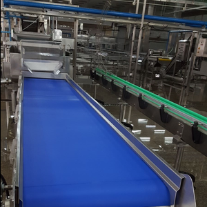LWT fournit la ligne de production de l'industrie alimentaire machine d'emballage en acier inoxydable transportant le convoyeur à bande <span class=keywords><strong>bleu</strong></span> - Product Image 4