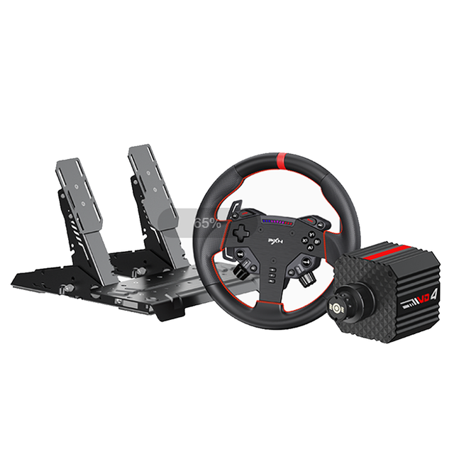 High Quality Direct Drive Car Game Controller Racing Gaming Steering Wheel and Pedals Set for PS4 PC