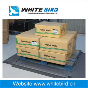 최대 인쇄 저울 표시기 3000kg 산업용 무게 벤치 3 톤 듀티 화이트 버드 웨이트 브리지를 사용하는 척도 - Product Image 5