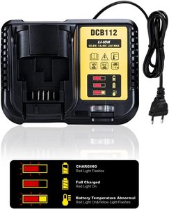 <span class=keywords><strong>Chargeur</strong></span> rapide Li-Ion 3A modèle <span class=keywords><strong>DCB112</strong></span>, entrée 260V, compatible avec les batteries 10.8V, 14.4V, 18V - Product Image 3