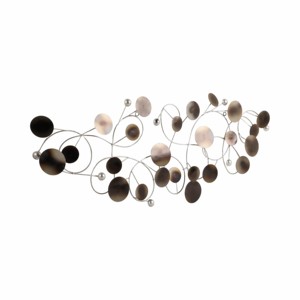 Décor mural en disques métalliques pour salon, chambre, salle de bain, salle à manger, arts métalliques suspendus et montés - Product Image 2