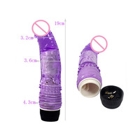 Consoladores vibradores grandes y realistas para mujeres, Juguetes sexuales, consolador, precio barato, venta al por mayor, 19cm