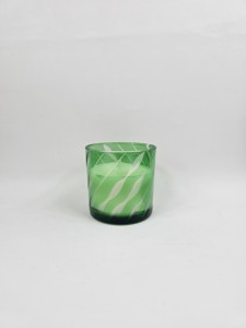 Modern Carved Glass <b>Jar</b> Customizable Aromatherapy Paraffin Wax Candle Machine-Made Classical Holiday Fragrance Home Decoration - Product Image 6