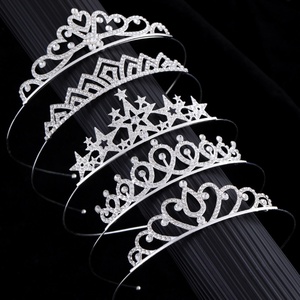 BELLE WORLD Tiare e Coroncine per Ragazze e Donne, Tiara Principessa Argento, Coroncine Rapunzel per Compleanno - Product Image 1
