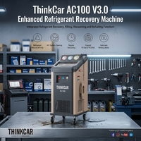 Máquina de Recuperación de Refrigerante para Aire Acondicionado ThinkCar R134a AC100