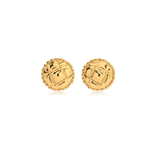 Stud <b>Earrings</b> 316L Stainless Steel PVD Gold Plating Fashion Jewelry Women's Accessories - Product Image 2