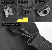 Sac de voyage sport en polyester avec compartiment à chaussures, idéal pour le sport et les voyages, pour chaussures de sport de marque de luxe contrefaite ou articles personnels, marque privée