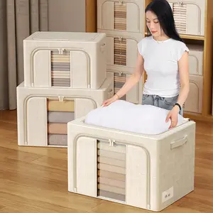 High Quality And Low Price Hanging Foldable Stackable Large Capacity Clothing Storage Organizer Bag
