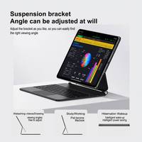 Casing Keyboard Nirkabel OEM Gaya Magic untuk iPad Pro 11 12.9 Pengisian Cepat Ramah Perjalanan Touchpad Ultra Tipis