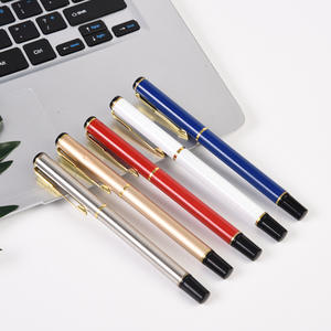 Stylo bille en métal de luxe personnalisé avec logo promotionnel pour hôtel d'affaires - Product Image 1