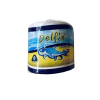 Rouleaux de papier toilette absorbant en pâte vierge, écologique, gaufré latéralement, blanc doux, 100x100mm, emballage couleur d'usine
