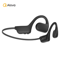 ALOVA Penawaran Terbaik Headset Nirkabel Konduksi Udara Ipx5 Earphone Olahraga Open Ear Headphone Bluetooth 5.2