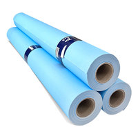 Papel de Impresión Personalizado con Recubrimiento de Silicona de una Cara, Azul, 24 Pulgadas, con Materiales Reciclados, Impresión Láser