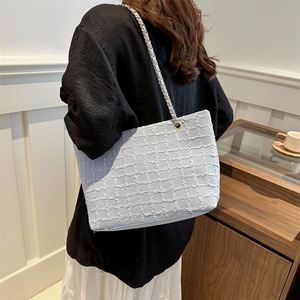 Bolsos de mano de gran capacidad para mujer, a la moda, con cremallera, estilo informal, con cadena, bandolera, para mujer, regalos para fiestas - Product Image 5