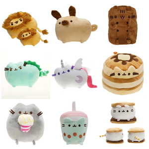 Şişman Kedi Süper Yumuşak Pamuk PP Pamuk Peluş Oyuncak - Özelleştirilebilir Gri Karikatür Doldurulmuş Hayvan Stres Giderici Bebek Cadılar Bayramı Festivali - Product Image 6