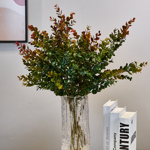 เฟอร์นิเจอร์ใบไม้นุ่มรู้สึกถึงห้องนั่งเล่นยูคาลิปตัสจัดดอกไม้ตกแต่งบ้านห้องนั่งเล่นเรียบง่ายต้นไม้ในร่ม - Product Image 1