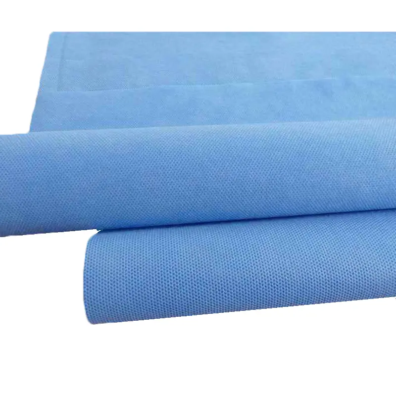 SMS Spunbond Melt blown cloth Nonwoven Fabric 100% Polypropylene fabric roll