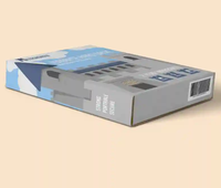 Dossiers SSD personnalisables écologiques avec carton ondulé et doublure en éponge pour l'affichage de l'électronique grand public en magasin