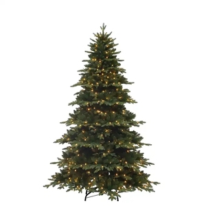 2023 NOUVEAUX sapins de Noël pré-éclairés en gros en usine avec lumières LED Arbres décoratifs de Noël - Product Image 1