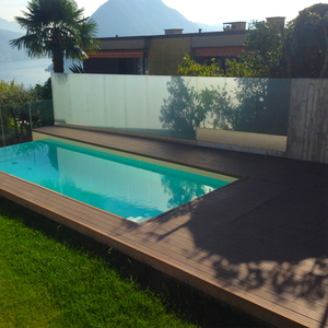 Tất Cả Thời Tiết Kháng WPC Nước Gỗ Nhựa Loại Gỗ Tầng Proof Bao Gồm Các Tùy Chọn WPC Cầu Thang Với Composite <span class=keywords><strong>Decking</strong></span> Sàn - Product Image 4