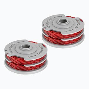 2x5139371909 Tête de coupe de rechange pour débroussailleuse avec double bobine et fil à alimentation automatique FLY021 36FT/11M 1.5mm pour Flymo Contour Mini Trim - Product Image 1
