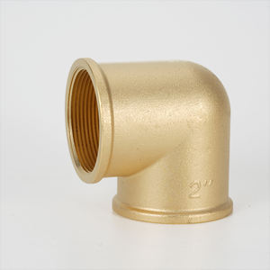 Adaptateur de tuyau PEX PAP en cuivre <span class=keywords><strong>multicouche</strong></span> basse pression coudé fileté à 90 degrés en laiton poli personnalisé pour la construction - Product Image 4