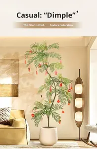 Planta Artificial de <span class=keywords><strong>Jacaranda</strong></span> de PVC, 1.6-2.1m, en Maceta, Decoración de Lujo para Interiores, Sala de Estar, Árbol Artificial, Graduación - Product Image 2